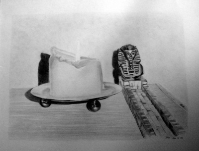 still life drawing by luke dixon